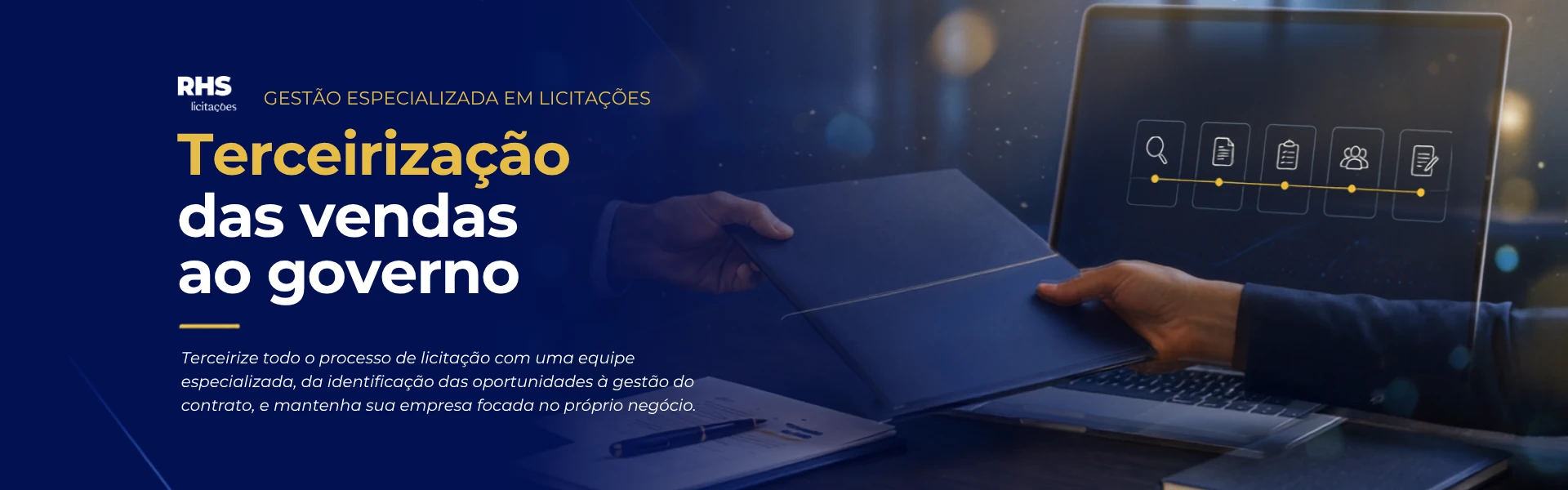 Terceirização das vendas ao governo